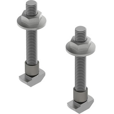 Festo Mounting Kit EAHM Series Mounting Kit for Use with Mounting Attachments for Electric Devices