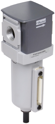 Parker P33 series 5μm G 3/4 17 bar Pneumatic Filter 102SCFM max with Manual drain