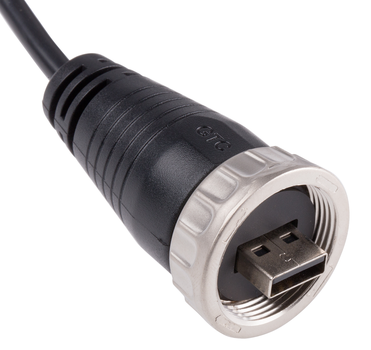 RS PRO USB 2.0, Male USB A to Male USB A, 2.1m