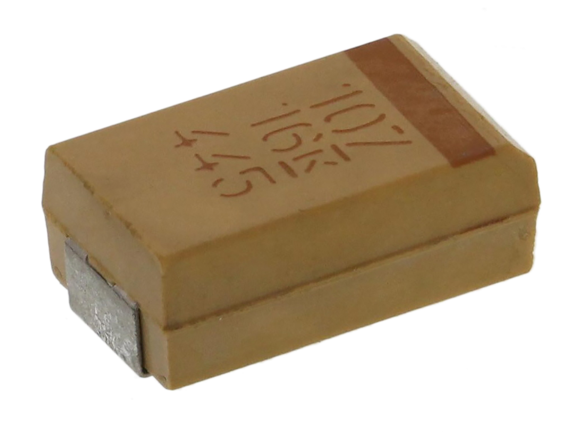 KEMET 100μF MnO2 Tantalum Capacitor 16V dc, T491 Series