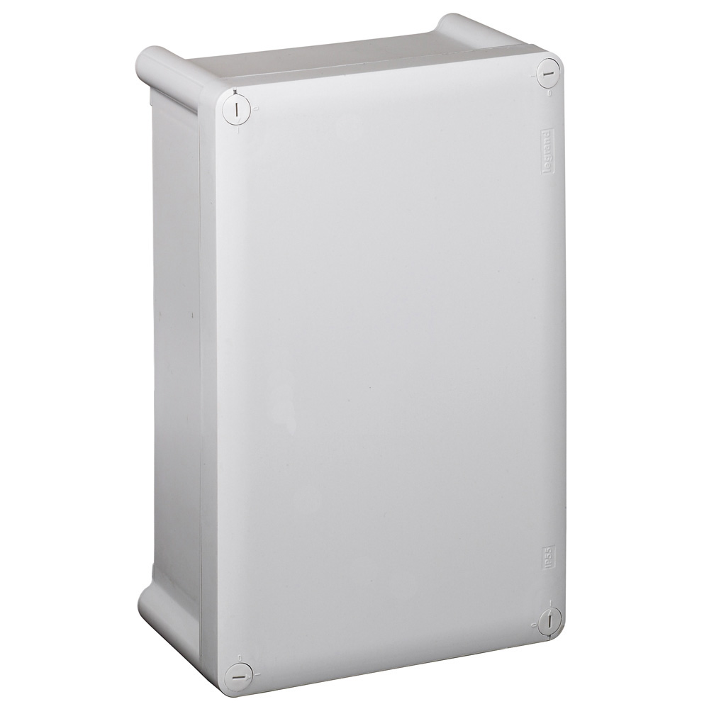 Legrand Grey Plastic Enclosure, IP55, IK07, Grey Lid, 175 x 130 x 81mm