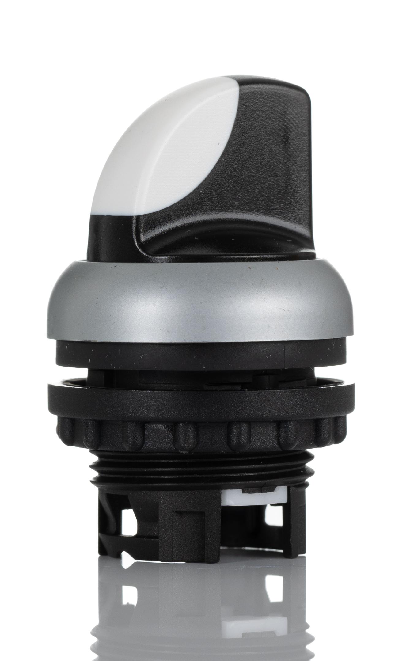 Eaton 3 Position Selector Switch Head, 22mm Cutout, Black Handle