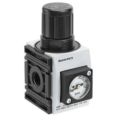 EMERSON ? AVENTICS G 1/4 Regulator - 0.2bar to 12bar, 0.25 in, 4bar max. input, R412014627