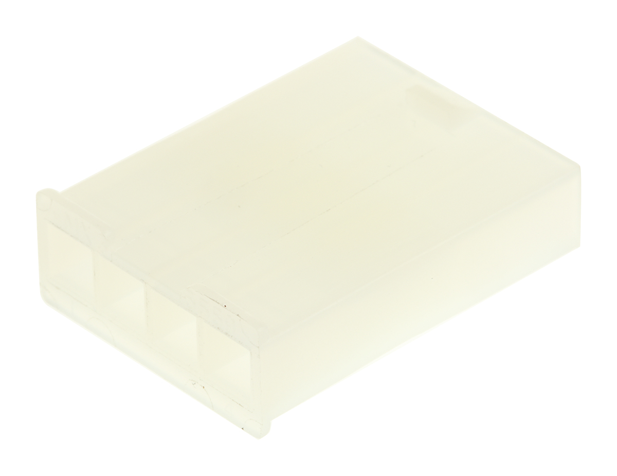 Molex, Mini-Fit Jr Male Connector Housing, 4.2mm Pitch, 4 Way, 1 Row