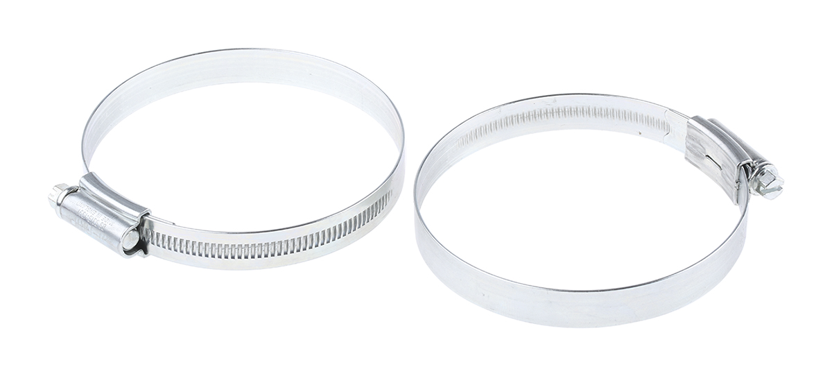 HI-GRIP Steel Slotted Hex Worm Drive, 13mm Band Width, 70 → 90mm ID