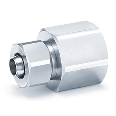 SMC KFG2 Series Female Connector, 10 mm to Rc 3/8, Threaded-to-Tube Connection Style, KFG2F1008-03