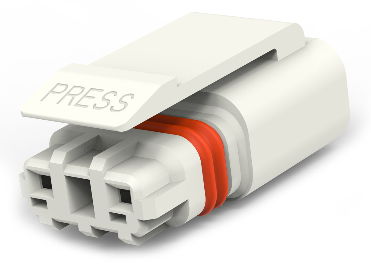 TE Connectivity SlimSeal Connector Miniature Series Miniature, 2-Pole, Male, 2-Way, Cable Mount, 5A, IP67