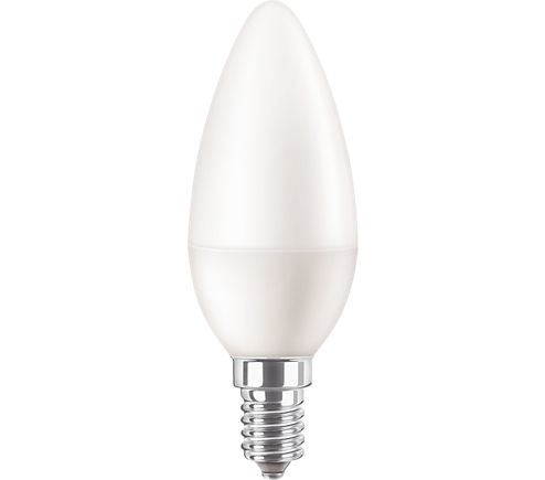 Philips CorePro E14 GLS LED Candle Bulb 7 W(60W), 2700K, Warm White, B38 shape