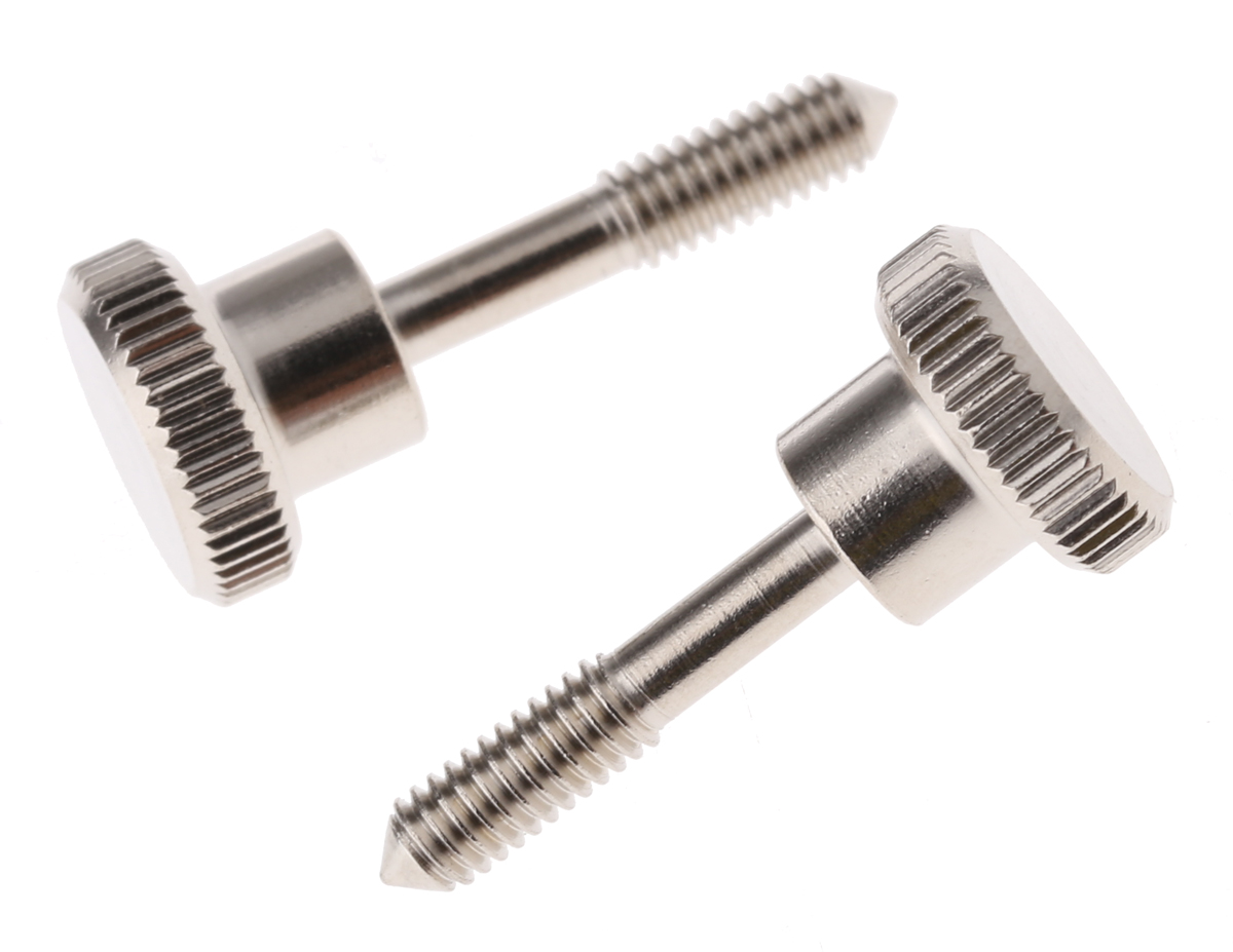 nVent SCHROFF Collar Screw for Use with Front Panel Mount, M2.5 x 12.3 Thread, 100 Piece(s)