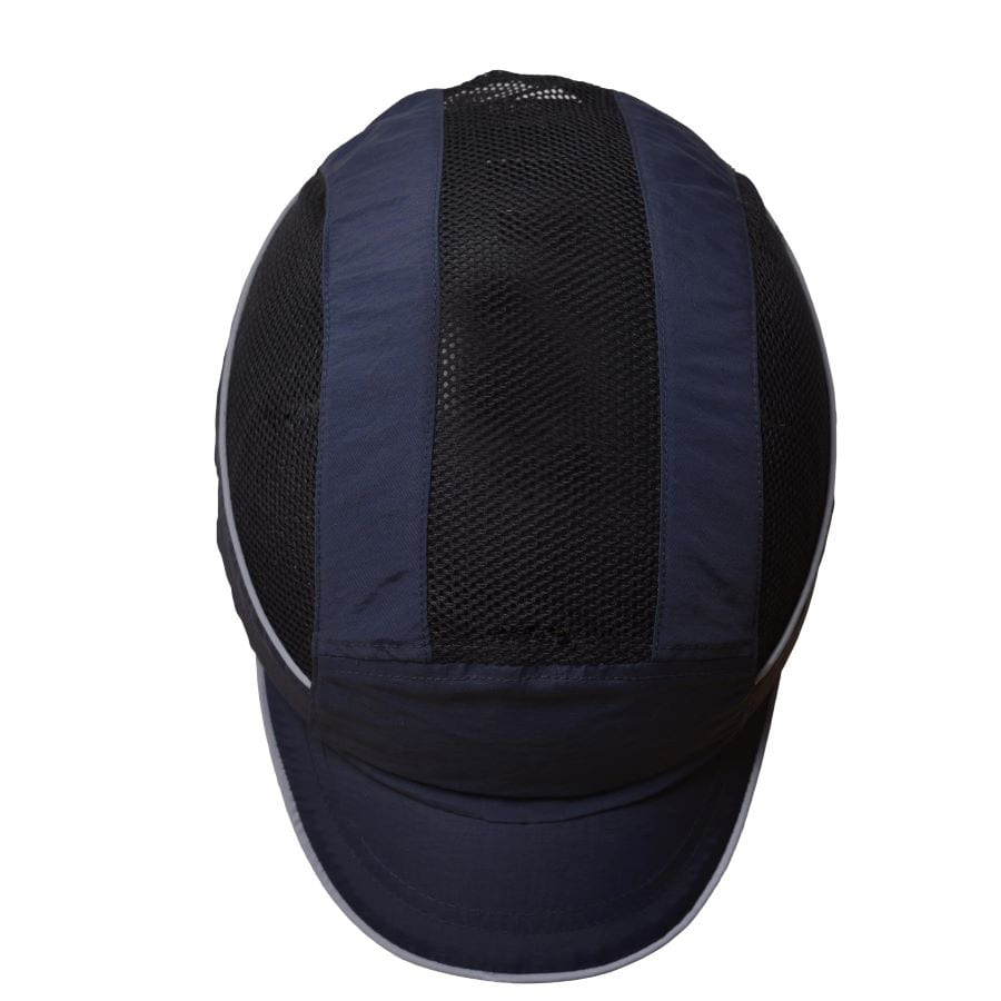 SURFLEX Navy Blue Standard Peak Bump Cap, PPE Protective Material