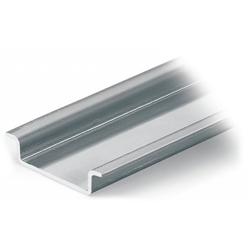 WAGO Steel Unslotted DIN Rail, Top Hat Compatible, 2000mm x 35mm x 8mm
