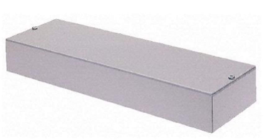 RS PRO Grey Cold Rolled Steel Instrument Case, 330 x 100 x 45mm