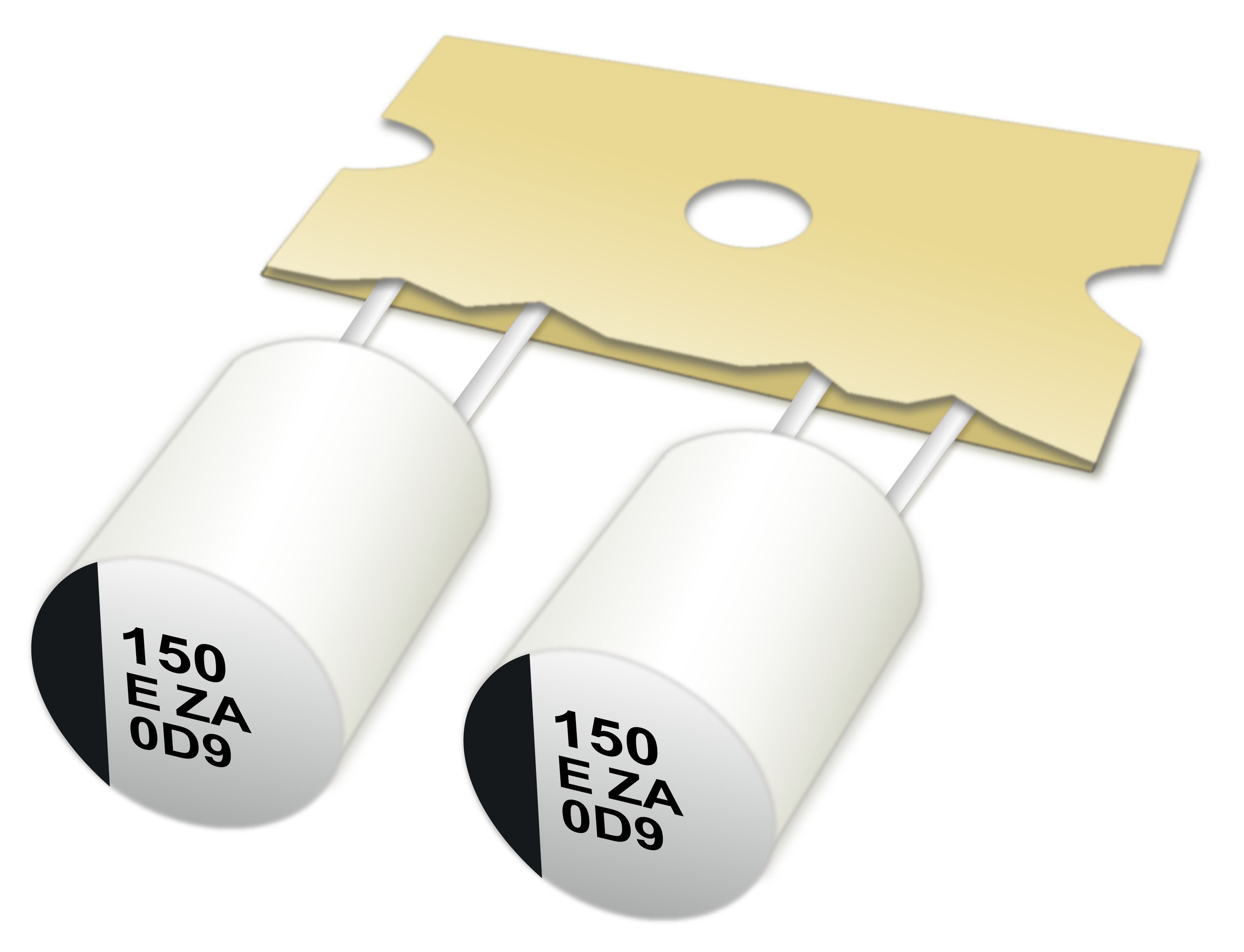 Panasonic 560μF Hybrid Aluminium Electrolytic Capacitor 25V dc, Radial, Through Hole - EEHAZKE561UB
