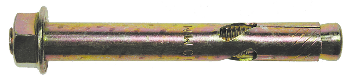 RS PRO Bright Zinc Plated Sleeve Anchor 16 x 105mm x 50mm, 18mm Fixing Hole