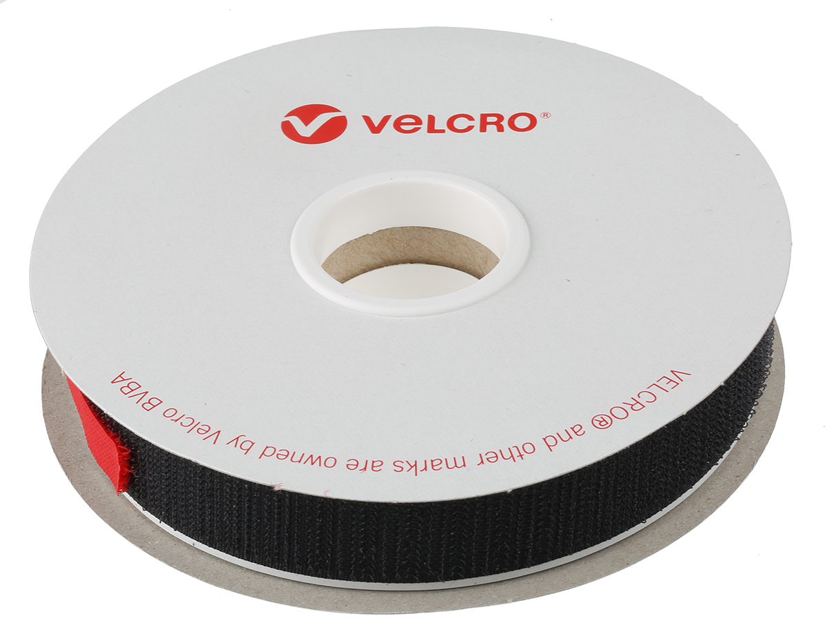 Velcro Black Hook Tape, 20mm x 5m