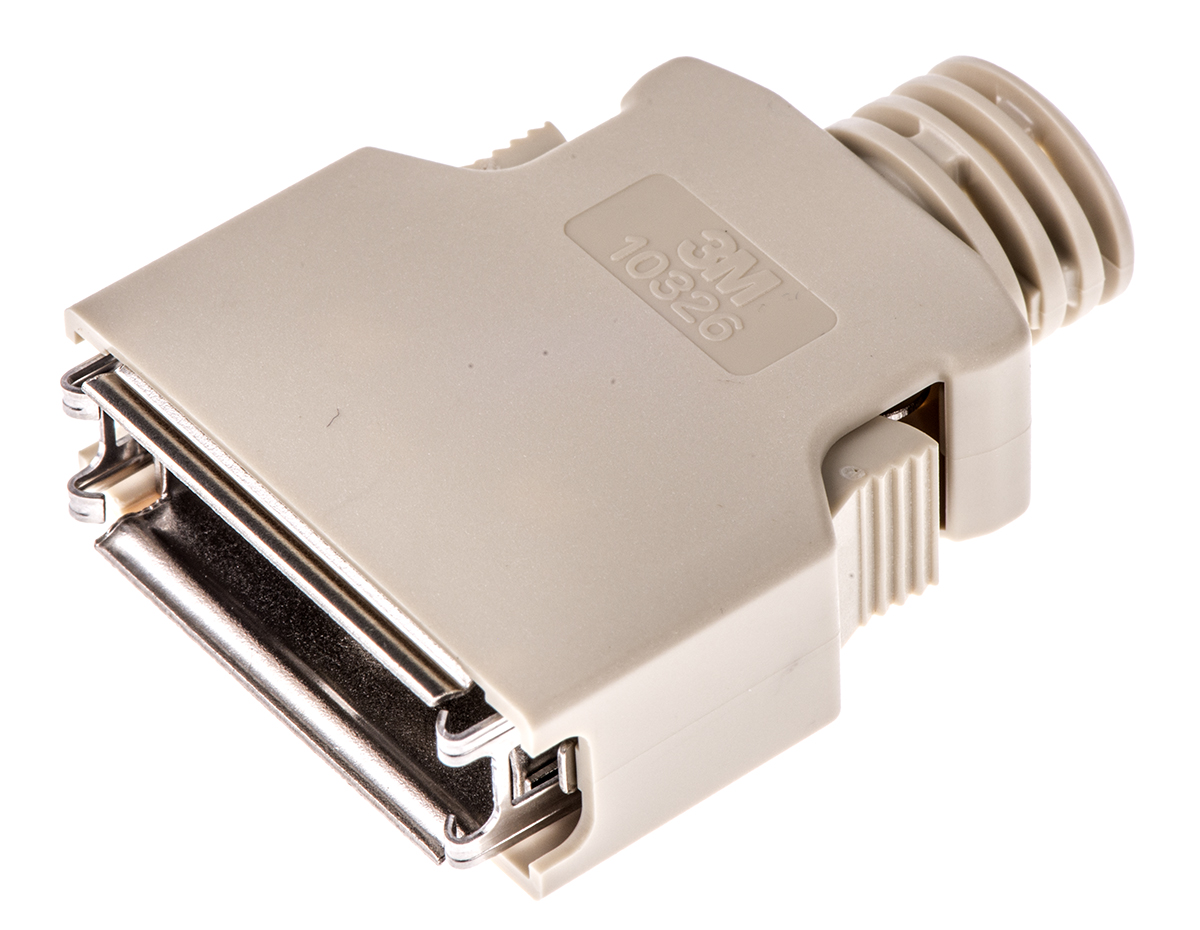 3M 103 Series ABS D Sub Backshell, 26 Way, Strain Relief