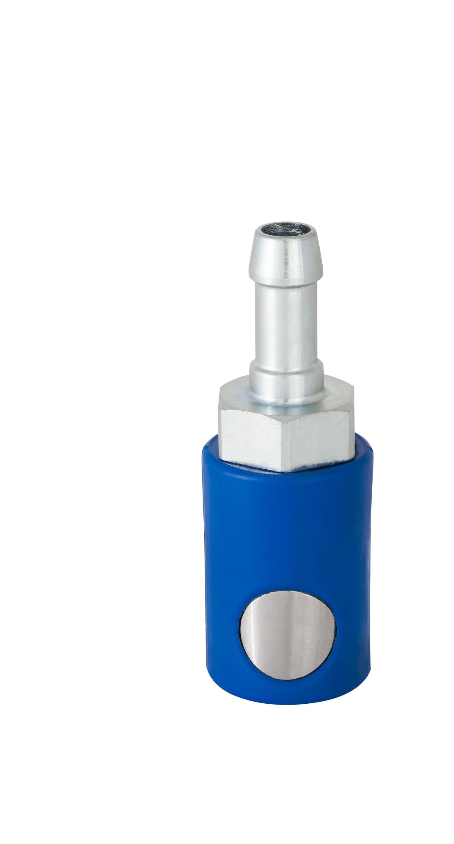 RS PRO Plastic, Steel Female Pneumatic Quick Connect Coupling, 10mm Hose Barb