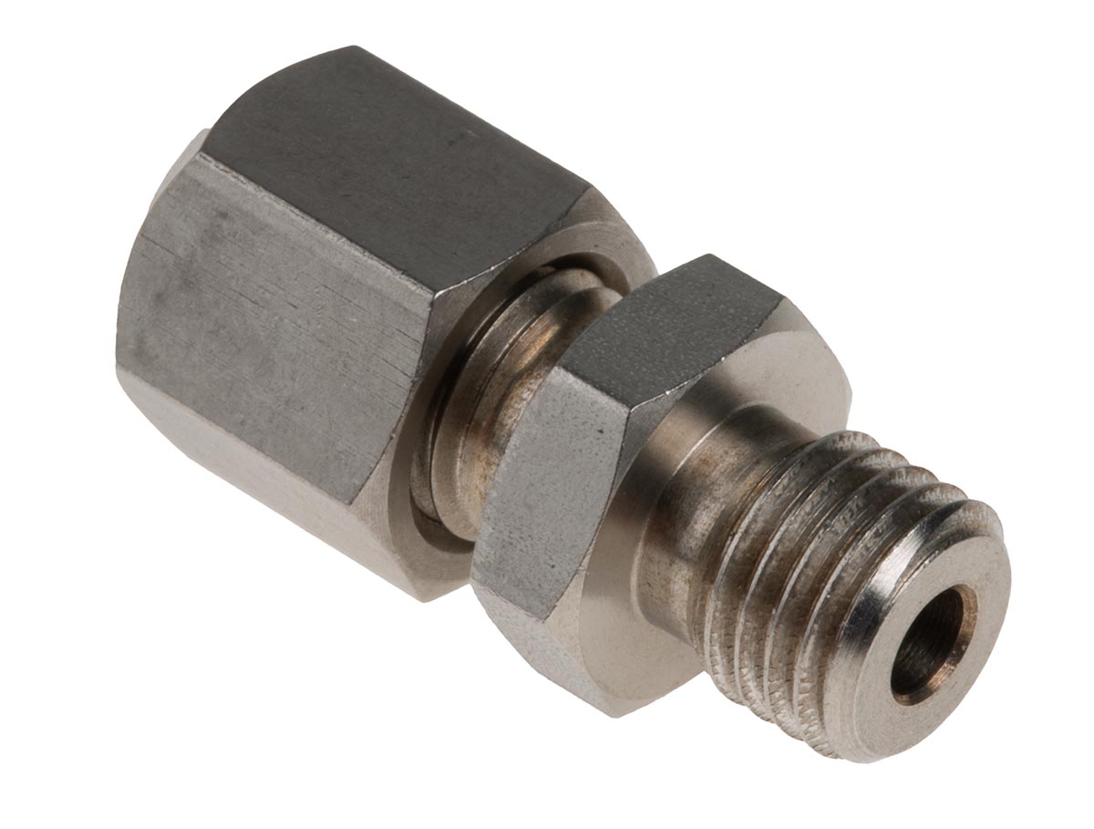 RS PRO M8 Compression Fitting for Use with Thermocouple or PRT Probe, 3mm Probe, RoHS Compliant Standard