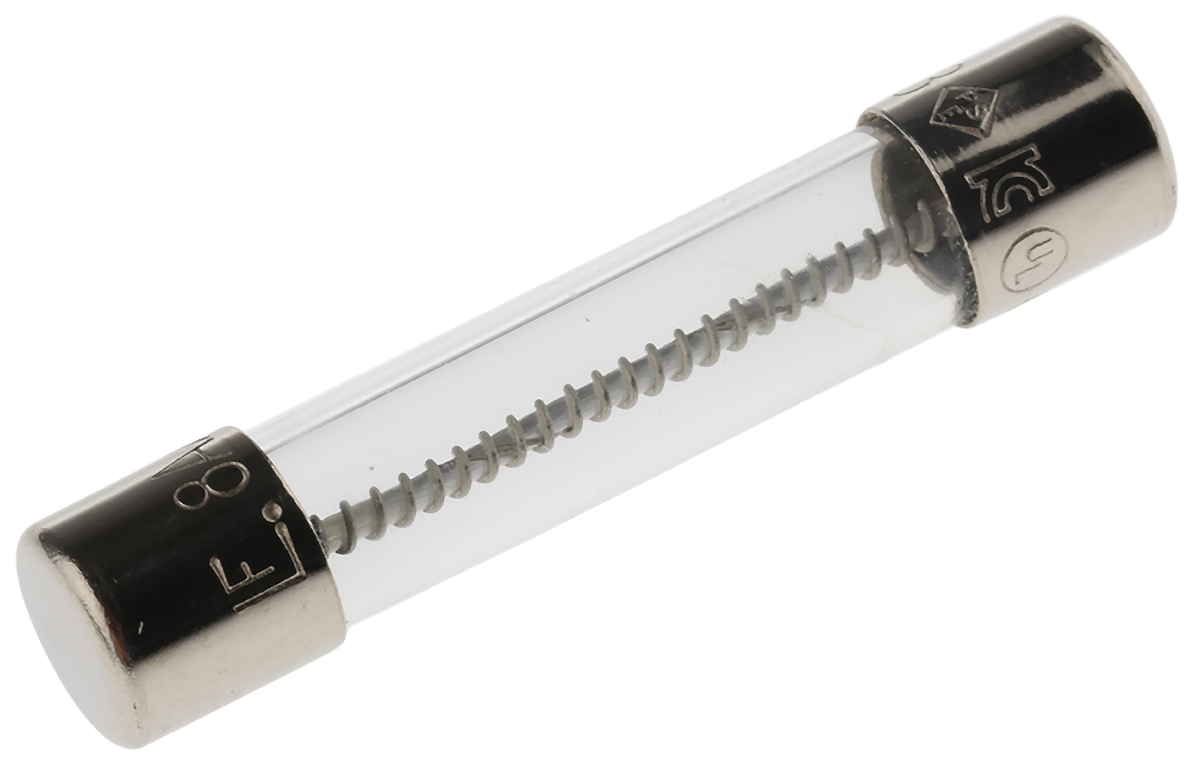 Littelfuse 8A T Glass Cartridge Fuse, 6.3 x 32mm