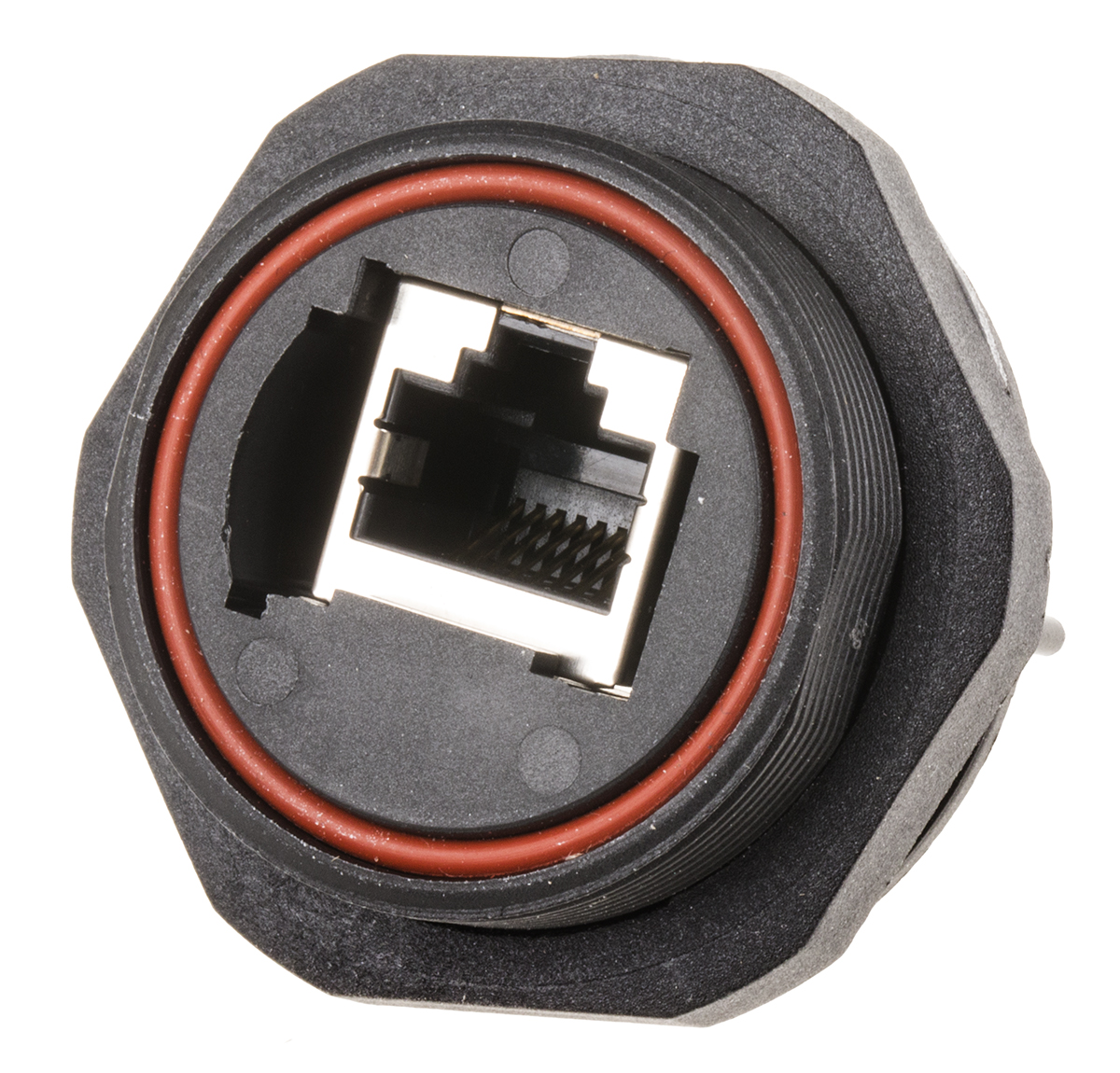 Bulgin Buccaneer Series Female RJ45 Connector, Through Hole, Cat5e Right Angle 1 Port 8 -Way