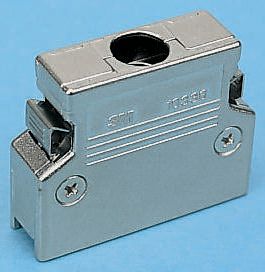 3M 103 Series Die Cast Aluminium D Sub Backshell, 14 Way, Strain Relief