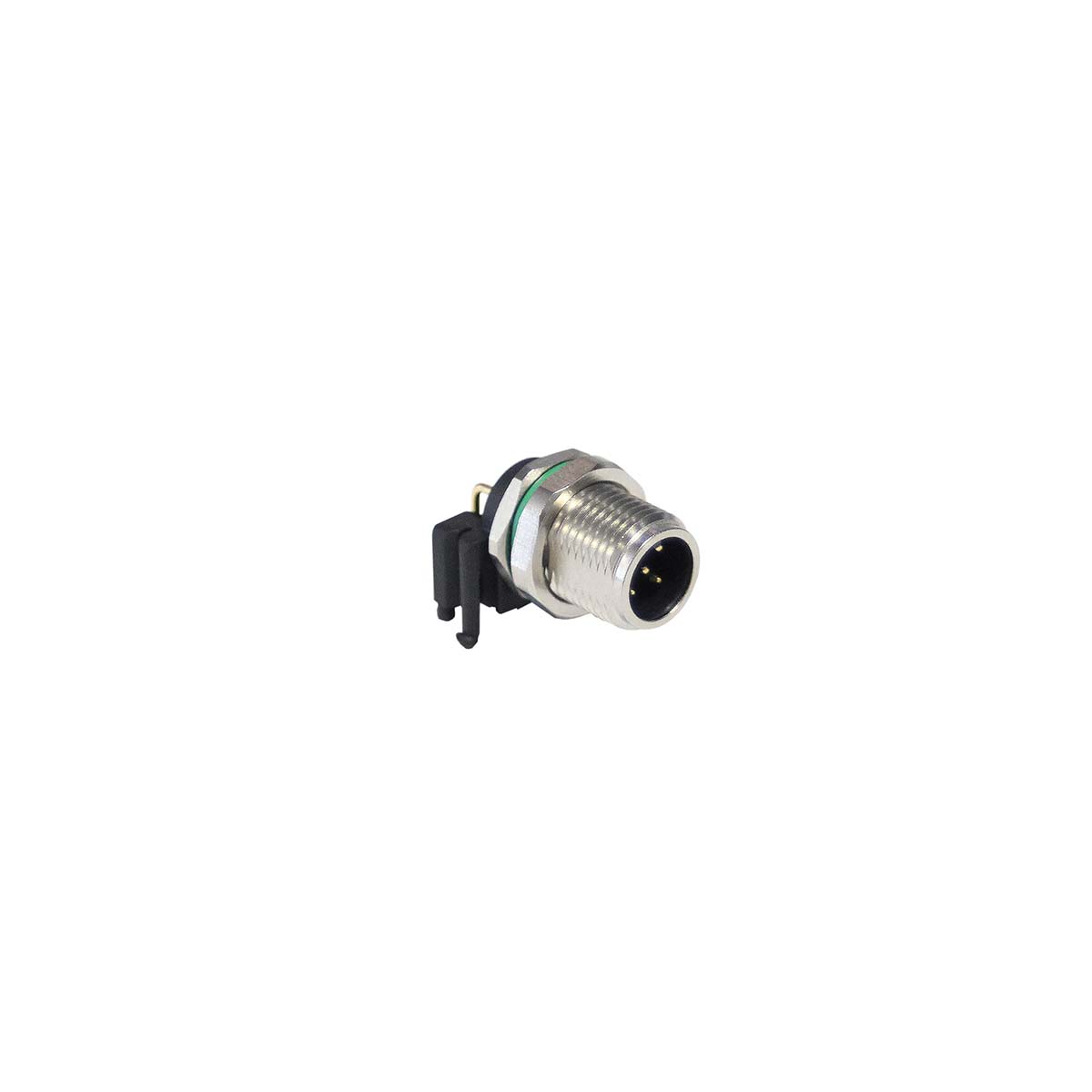 Bulgin Circular Connector, 5 Contacts, Panel, M12 Connector, Socket, Male, IP67, Buccaneer M12 Series