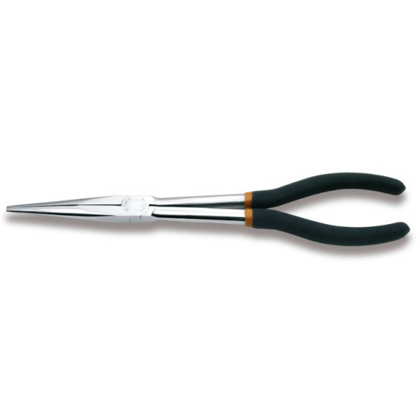 BETA Long Nose Pliers, 283 mm Overall, Straight Tip, 80mm Jaw