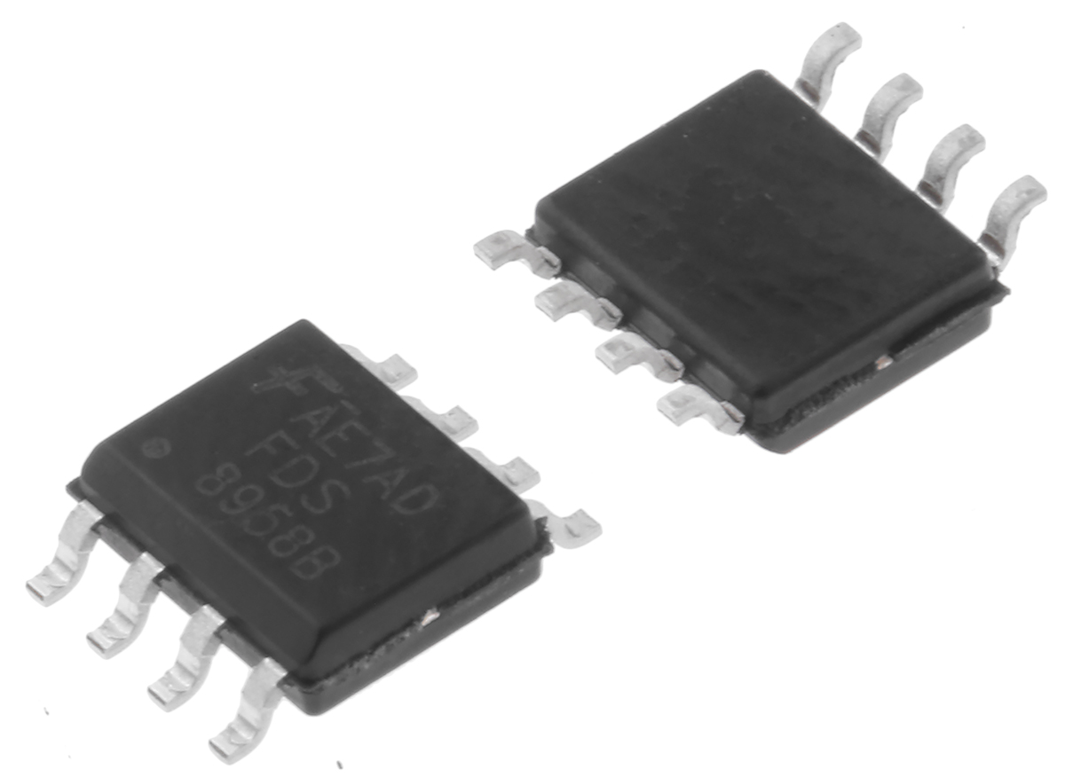 onsemi Isolated PowerTrench 2 Type P, Type N-Channel MOSFET, 6.4 A, 30 V Enhancement, 8-Pin SOIC FDS8958B