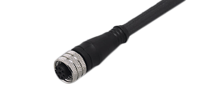 ifm electronic Female 8 way M12 to 8 way Free End Sensor Actuator Cable, 2 m