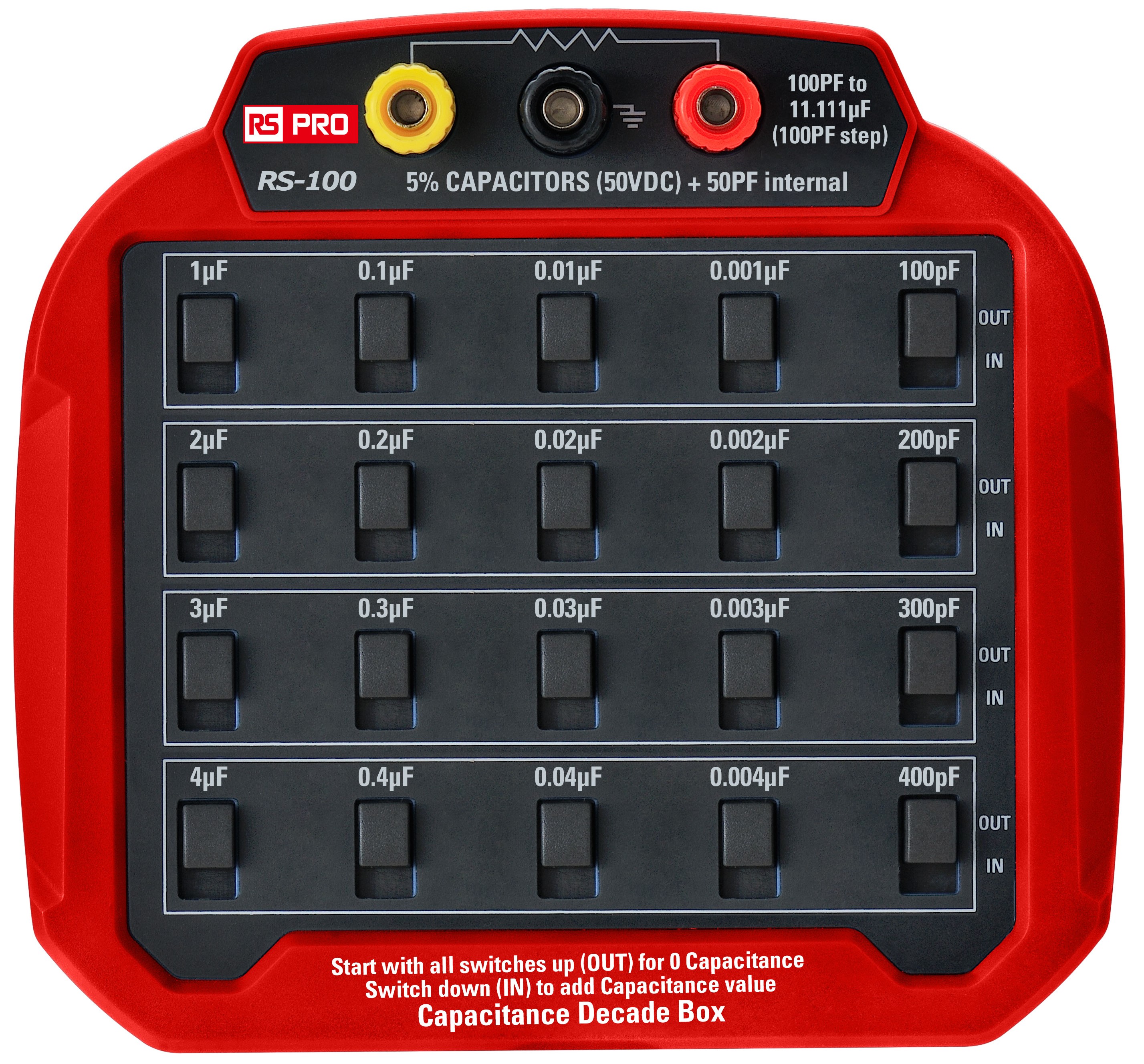 RS PRO Capacitance Decade Box