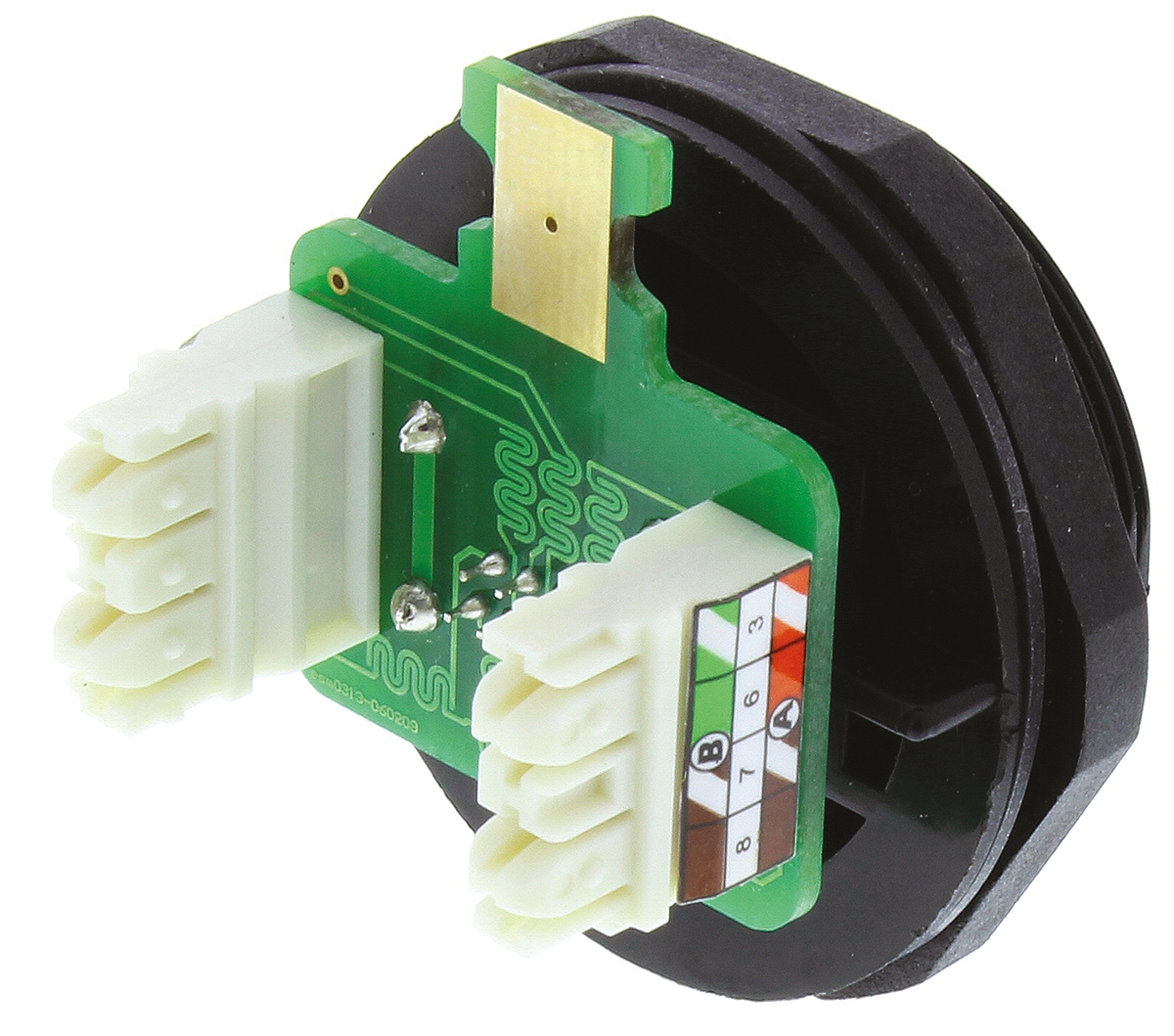 Bulgin Buccaneer Series Single-Port RJ45 Coupler, Cat5e, Shielded