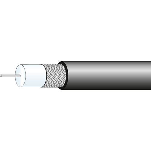 Huber+Suhner, 100 m, RG58 Coaxial, Unterminated 75 Ω