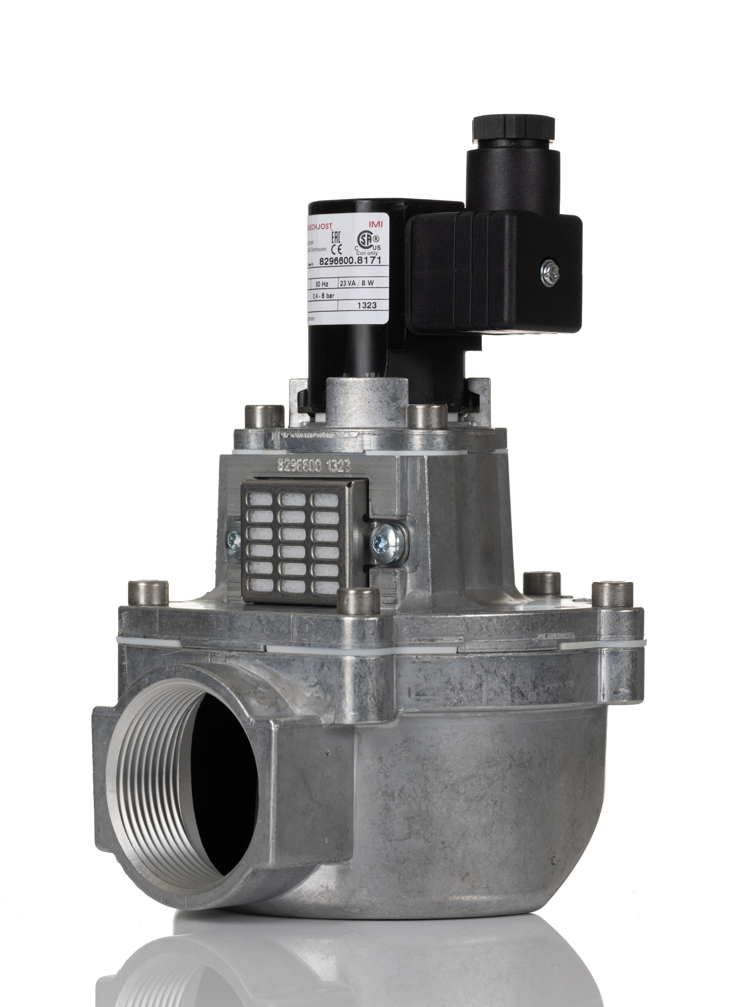 Buschjost Pneumatic Control Valve 8296600.8171.02400, 2 Port, NC, 24 V dc G1-1/2