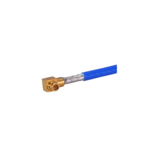Huber+Suhner Multiflex_86_HE Series Male MMPX Right Angle to Male, 305 mm 50 Ω
