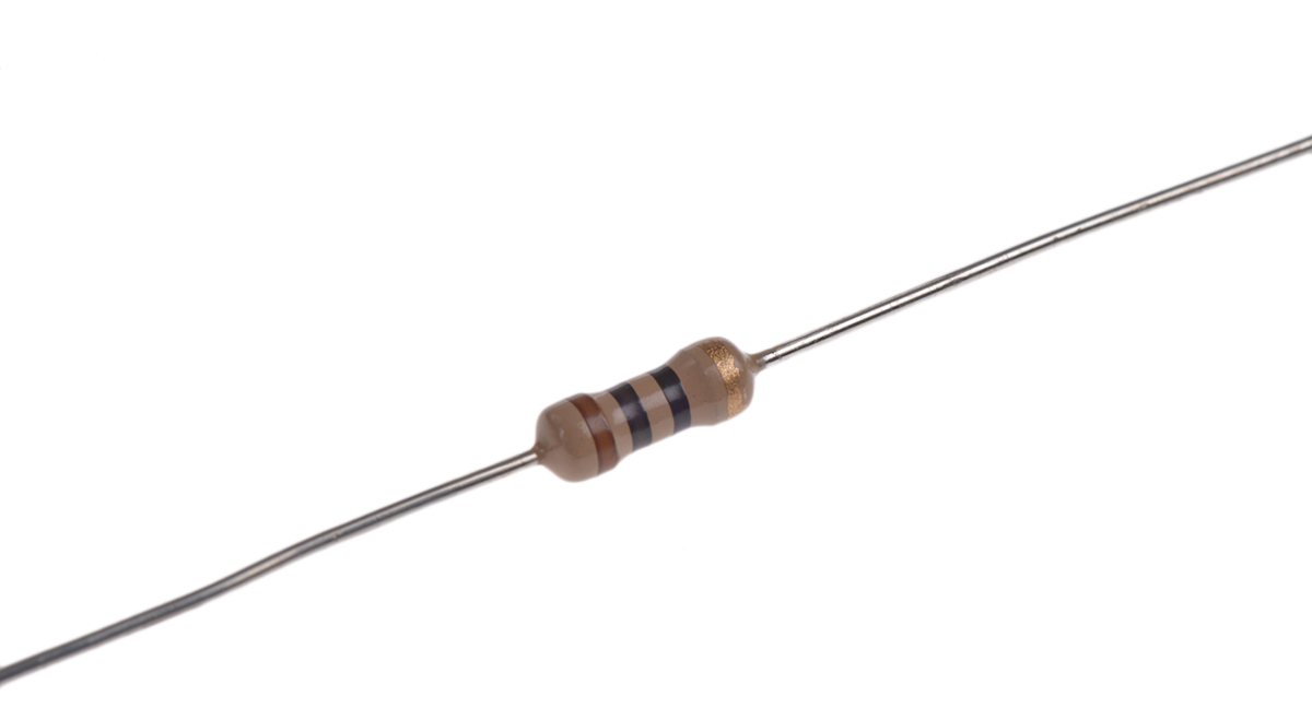 TE Connectivity 10Ω Carbon Film Resistor 0.33W ±5% CFR25J10R