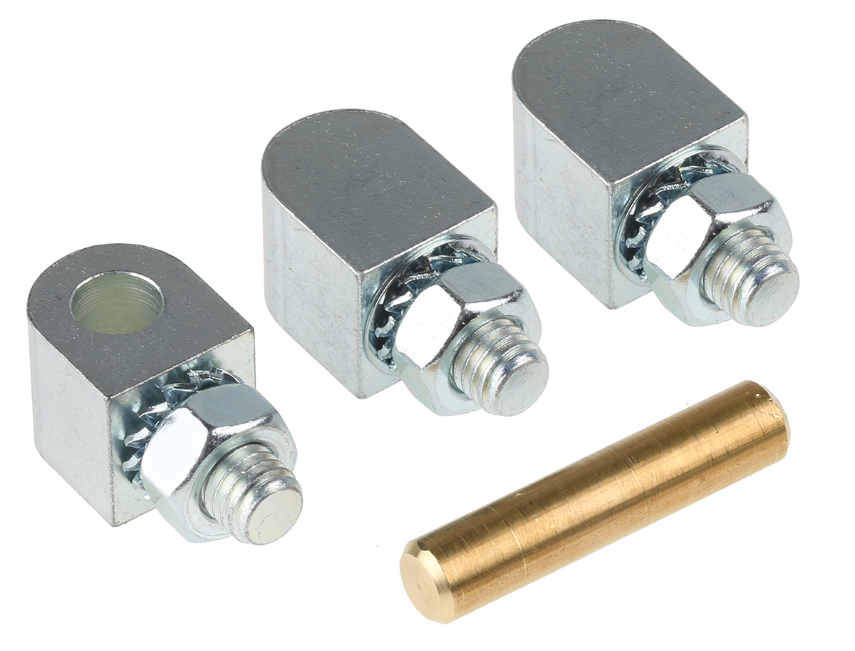Pinet Steel Block Hinge, Bolt-on Fixing, 49mm x 16mm