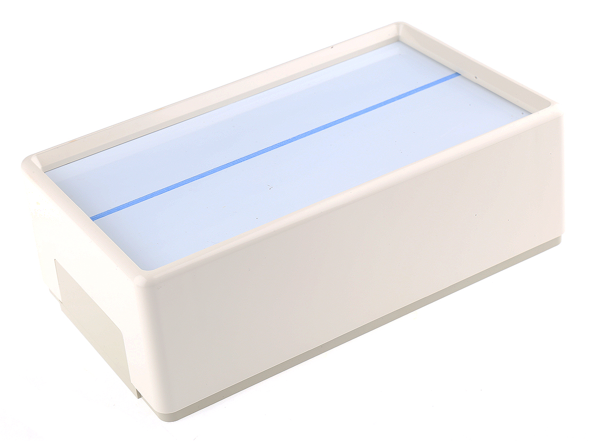 OKW Flat-Pack Case White ABS Instrument Case, 210 x 125 x 70mm
