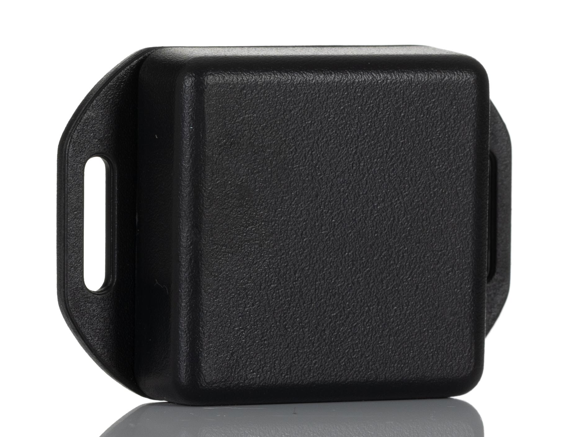 Hammond 1551 Series Black ABS Enclosure, IP54, Flanged, Black Lid, 40 x 40 x 15mm