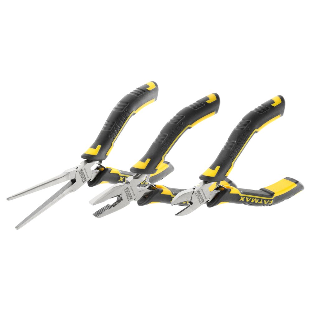 Stanley FMHT0-80524 6-Piece Pliers, 200 mm Overall, Flat Tip
