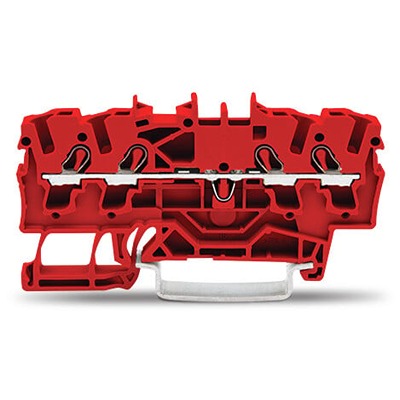 WAGO 2002-1403 TOPJOB S Series Red, 2.5mm², 1-Level, Push In Termination, ATEX, CSA, IECEx