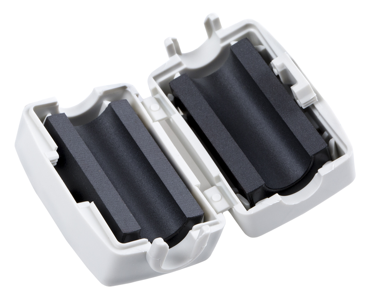 Wurth Elektronik Openable Ferrite Sleeve, 24.2 x 36.4 x 20.1mm, For General Application, Apertures: 1, Diameter 7.5mm