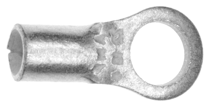 TE Connectivity, Budget Uninsulated Ring Terminal, M3.5 (#6) Stud Size, 0.26mm² to 1.65mm² Wire Size