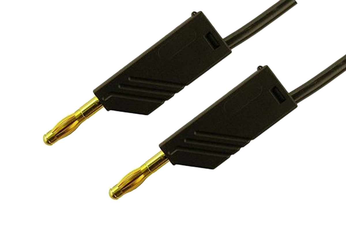 Hirschmann Test & Measurement, 32A, 30 V ac, 60V dc, Black, 500mm Lead Length