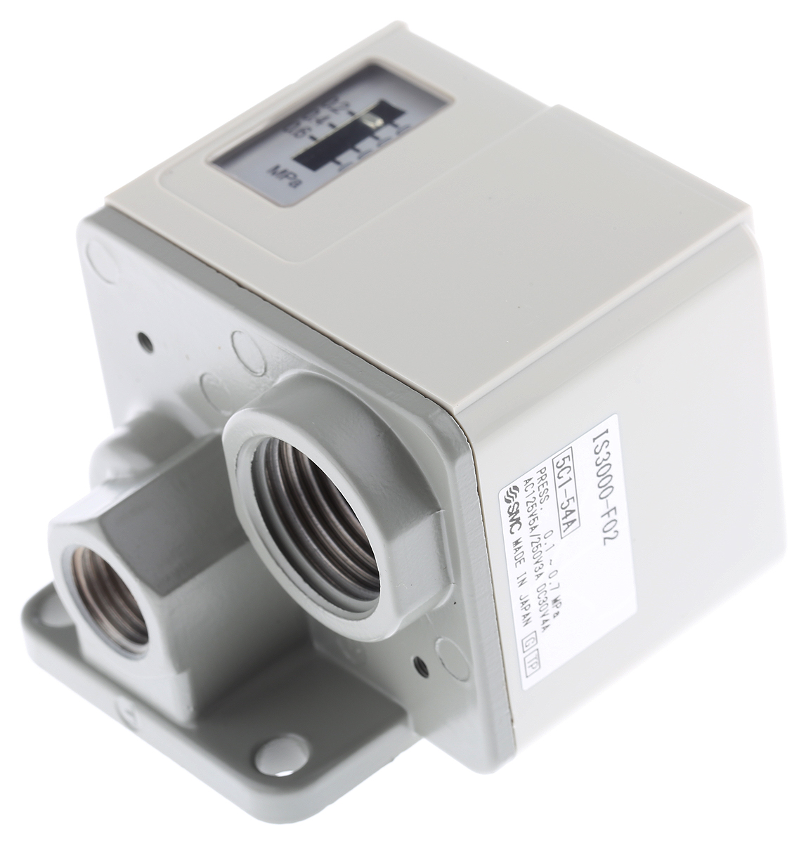 SMC Pressure Switch, Rc 1/4 8bar