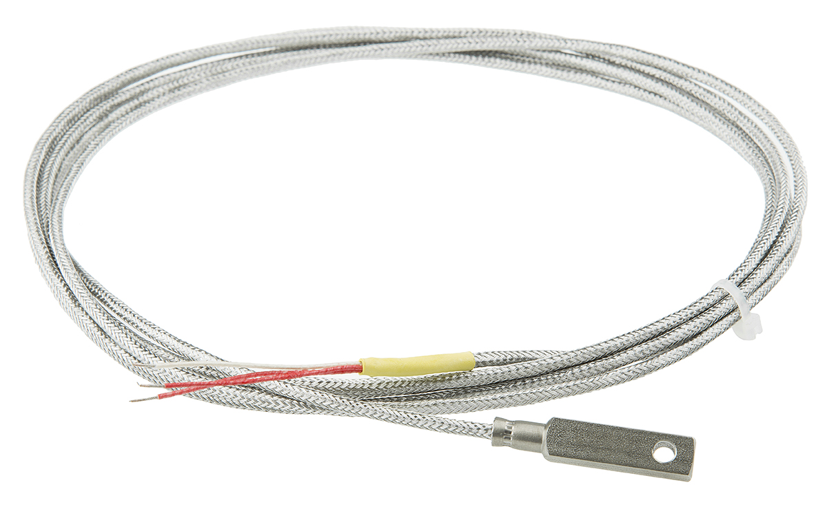 Electrotherm PT100 RTD Sensor, M4 Dia, 40mm Long, M4, F0.3 +400°C Max