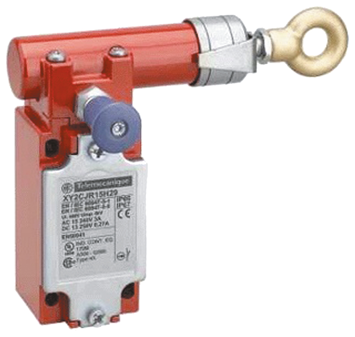 Telemecanique Sensors XY2CJ Rope Pull Switch, 30m, NO/2NC, Right Side