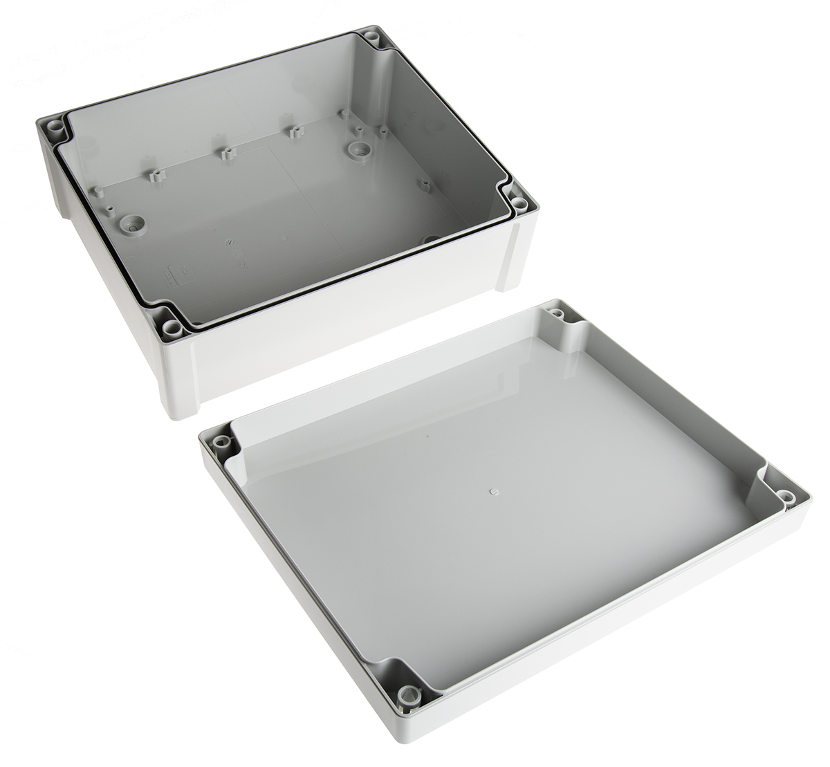 Fibox TEMPO Series Grey ABS Enclosure, IP65, Grey Lid, 289 x 239 x 107.4mm