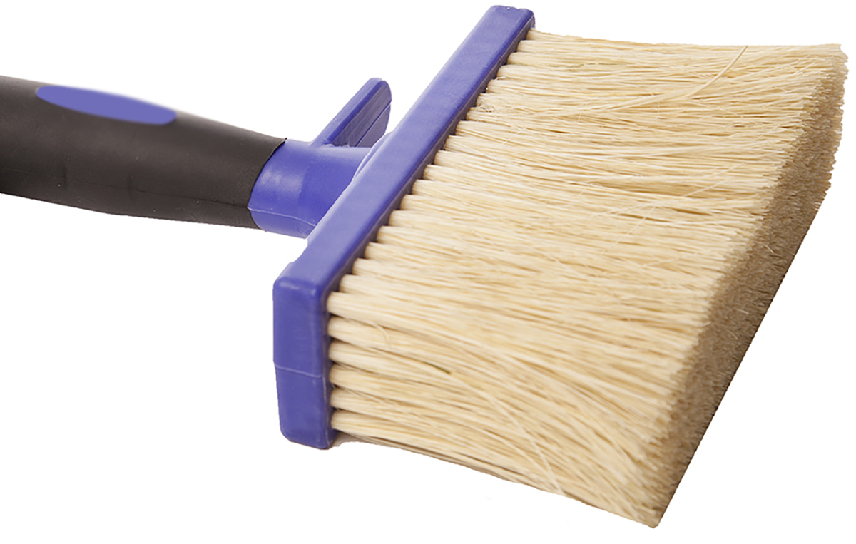 Cottam Extra Broad 150mm Fibre Paint Brush with Flat Bristles