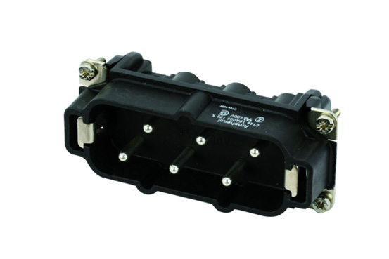 Amphenol Industrial Heavy Duty Power Connector Insert, 42A, Male, Heavy Mate C146 Series, 6 Contacts