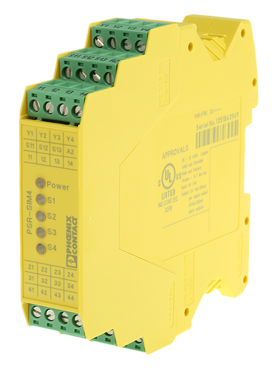 Phoenix Contact PSRclassic PSR-SCP-24DC/SIM4 Safety Relay 24V dc